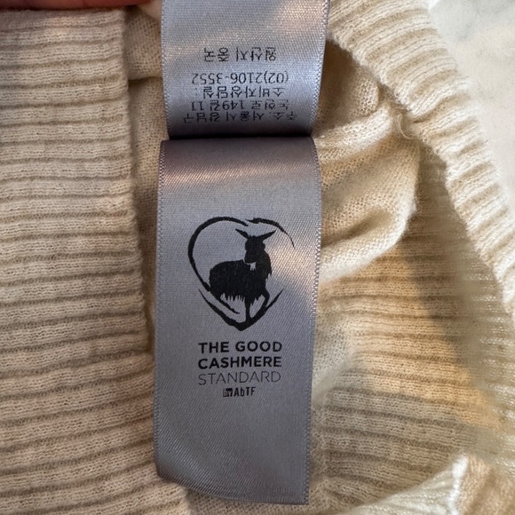 Zadig and Voltaire cashmere sweater, size S, ivory - Picture 8 of 9